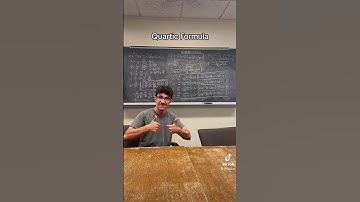 Quartic Formula Derivation