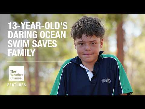 Teen Swims 2+ Miles Off Coast Of Australia To Save Family