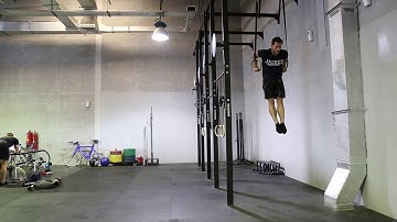 Inverted Kip to Bottom of Dip High Rings