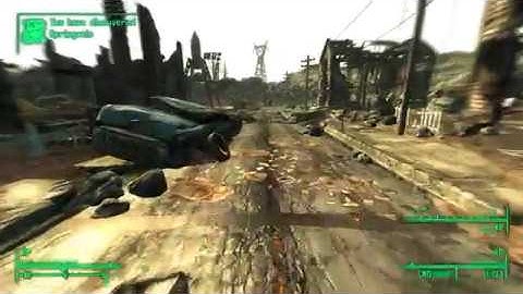 Fallout3 Gameplay - Disarming the Megaton Bomb and Useful Basic Mods
