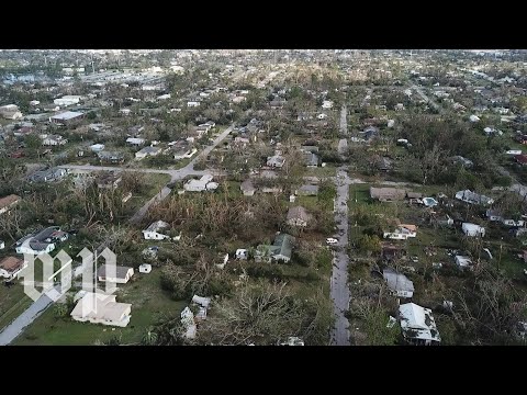 See the aftermath of Hurricane Michael from above