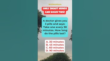 How long do the Pills Last #shorts #riddlemathzone #maths