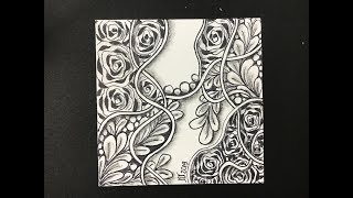 Easy Zentangle - Meditative art - Diva Dance and Flux