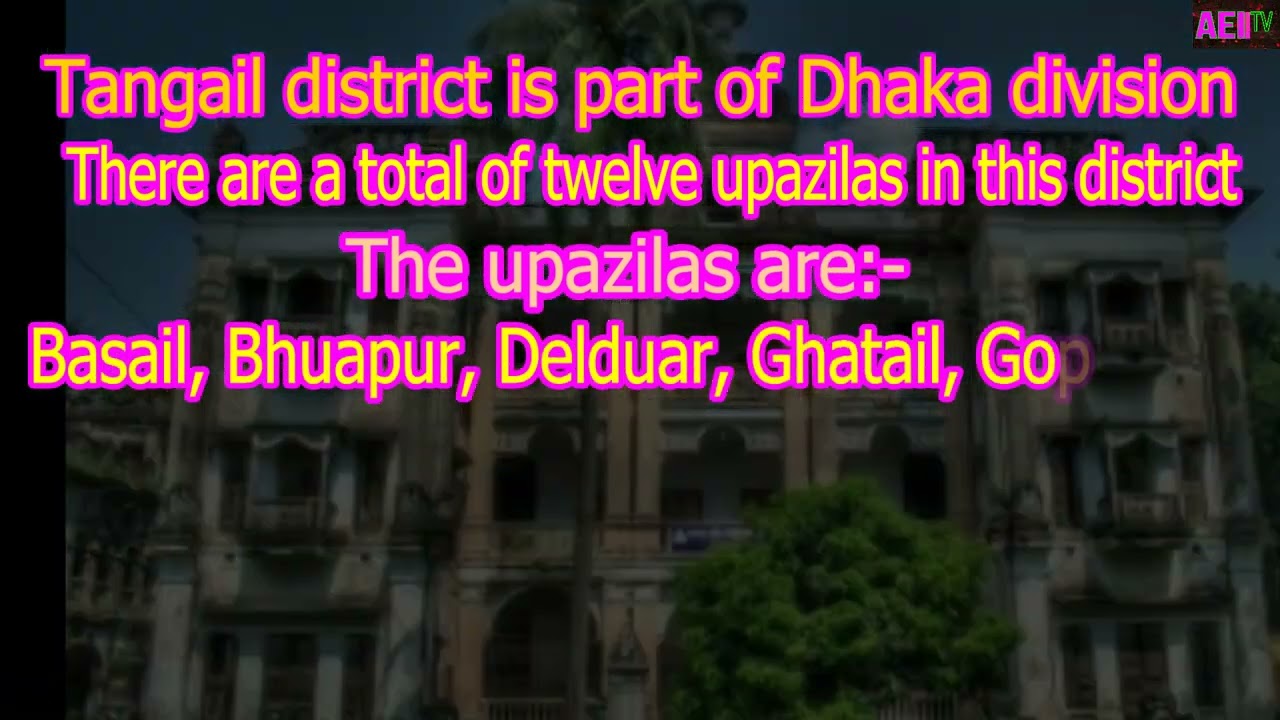 Upazilas of Tangail district