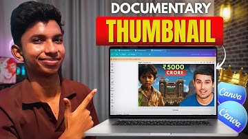 How to Make Documentary Thumbnails in Canva | Step by Step Tutorial | dhruv rathee