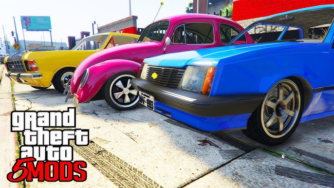 GTA 5 Mods - 08 Carros BRASILEIROS muito REBAIXADOS para os Encontros!  GOLETA & SAVEIRO (PC MODS) 