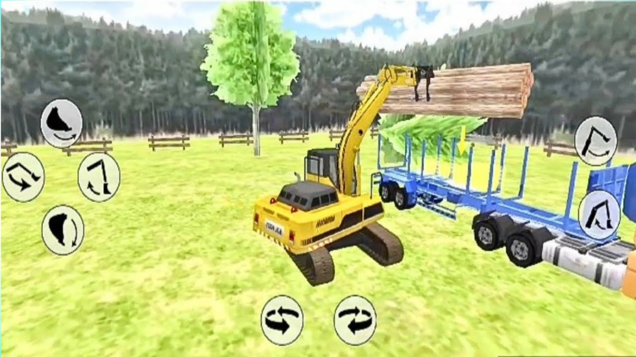 Log Transporter Truck Driving Game 3D Log Truck Driving Game Truck