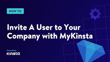 How to Invite a User to Your Company in MyKinsta