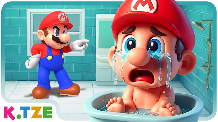 Bebé Mario no quiere bañarse 🛁😭 Historia de Super Mario Odyssey