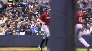 Pence's solo blast