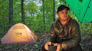I'm Back! - Solo Tent Camping in the Rain