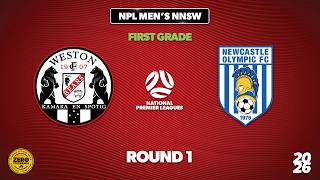 Npl Mens Nnsw Round 1 First Grade  Weston Bears V Newcastle Olympic