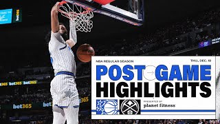 Postgame Highlights Orlando Magic Vs. Denver Nuggets 12.18.25 Presented By Planet Fitness