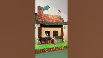 Minecraft Magnetic blocks Amazing house building