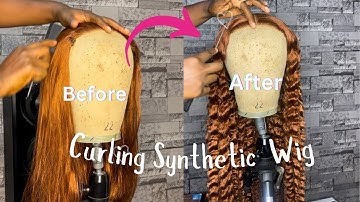 😱 How to Curl a Synthetic Hair
