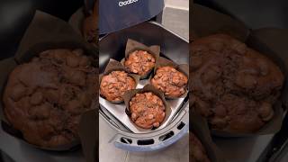 Aifryer Double Chocolate Muffin Recipe #recipe #airfyer #dessert #food #baking #easyrecipe