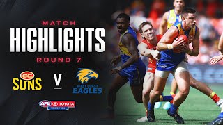 Gold Coast Suns v West Coast Eagles Highlights | Round 7, 2024 | AFL