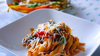 Cook With Me: A Cozy Romantic Friday Night Diner | One Pot Pasta | Orange Glazed Roasted Carrots