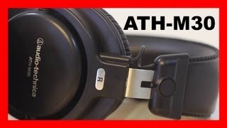 Download Lagu Audio Technica ATH-M30 Professional Studio Monitor Headphone Review MP3