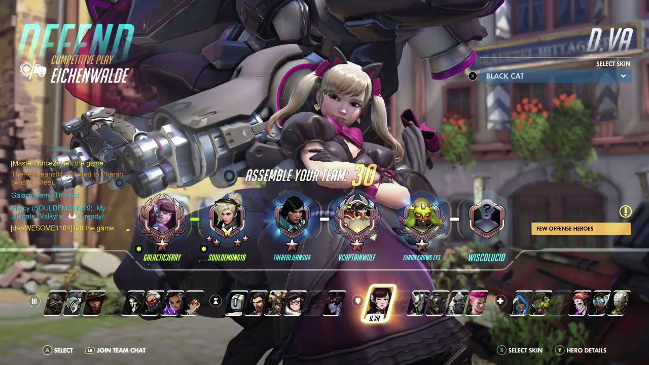 [Xbox One] Overwatch - Season 9 Placement Matches and/or Quick Play