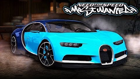 NFS Most Wanted | Bugatti Chiron Mod Gameplay [1440p60]