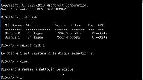 Comment Réparer une clé USB endommagé avec les commandes CMD