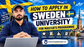 How to Apply to Swedish Universities for a Master’s  Programme 2027 | Complete Step-by-Step Guide