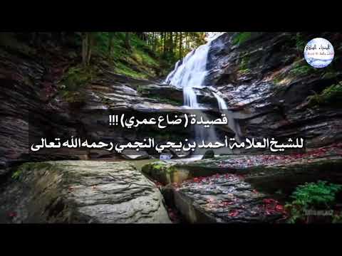 قصيدة ضاع عمري للشيخ العلامة أحمد بن يحي النجمي رحمه الله تعالى 