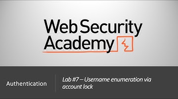 Authentication Vulnerabilities - Lab #7 Username enumeration via account lock | Long Version