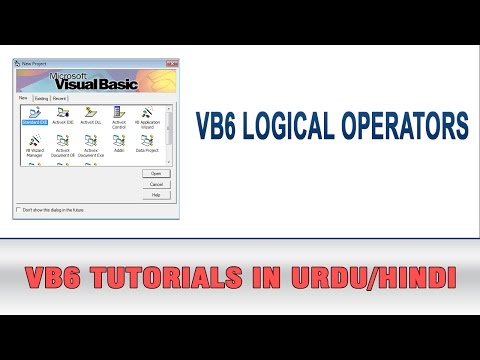 VB6 Tutorial In Urdu - VB6 Logical Operators