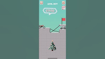 Draw bridge puzzle game level 2677 🥳 #drawing #game #Shorts