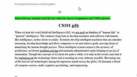 cs101 GDB solution fall 2018