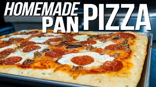 THE BEST HOMEMADE PAN PIZZA | SAM THE COOKING GUY 4K