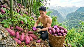 The Last Summer Climb | Foraging Purple Sweet Potatoes & Bamboo Shoots for a Highland Delicacy