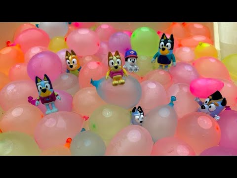 Bluey's Bouncey Rainbow Waterpark Balloons! 🌈 💦 🎈