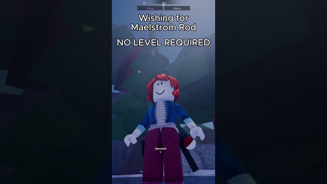 MAELSTROM ROD (NO LEVEL REQUIRED!) , Fisch Christmas Event! #shorts  #RobloxFisch #Roblox #Fisch #fyp - YouTube