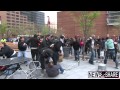 Baltimore protest turns violent