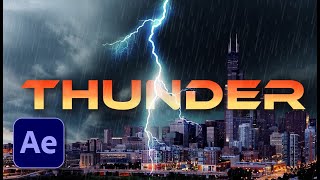 How To Create Cloud Lightning Animation With After Effects