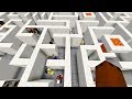 So I set up a maze for 300 minecraft noobs with no exit...