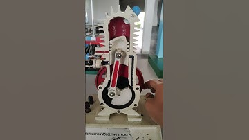 Two stroke petrol engine model