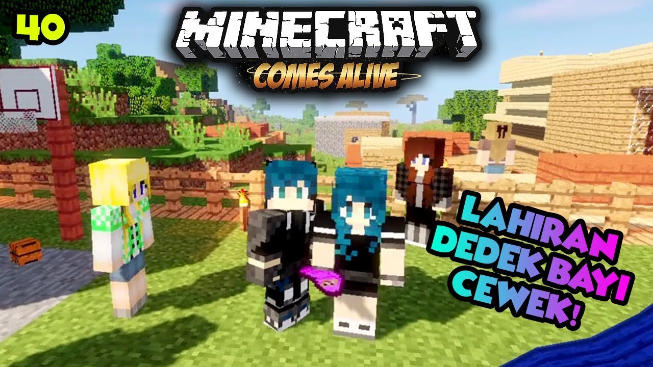 AKHIRNYA KITA PUNYA ANAK CEWEK!! 😍👶 - Minecraft Comes Alive Indonesia ...