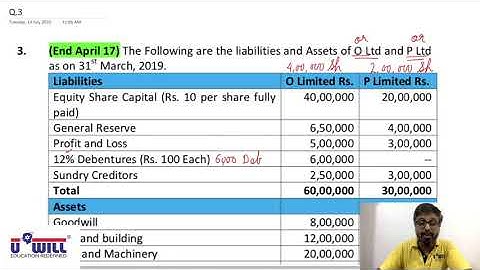 Amalgamation Lecture 8 Q.3