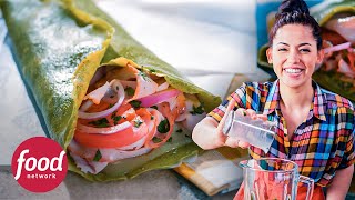 Panqueques Verdes Para El Almuerzo Cocina En La Granja Food Network Latinoamérica