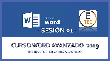 CURSO WORD 2019 - AVANZADO (SESIÓN 01)