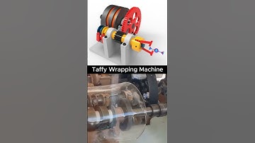 How a Taffy Wrapping Machine Works  Cam Mechanism #technology #machine #education