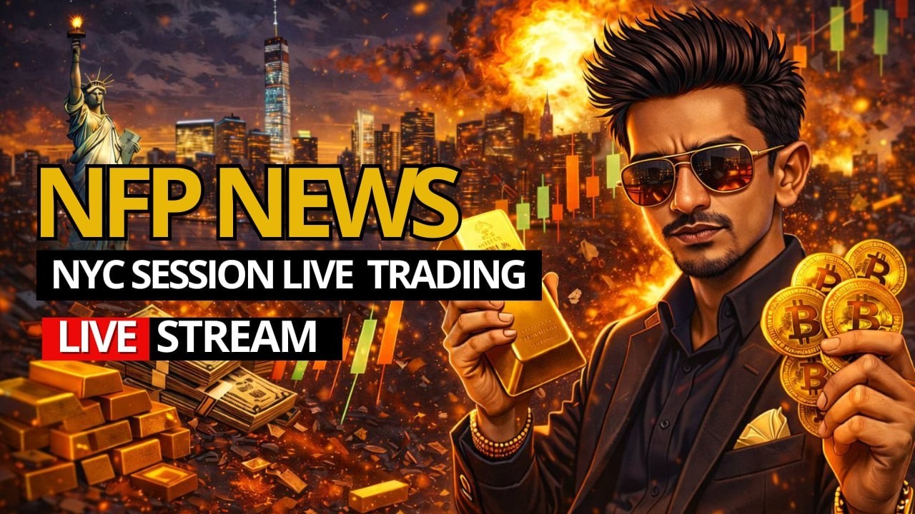 NFP DAY LIVE STREAM | LIVE FOREX ANALYSIS | GOLD | BITCOIN | 08/05/2026 ...