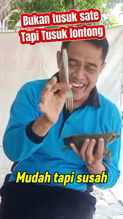 Triks sulap garpu bisa terbang cari mangsa.