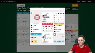 Open pairs | Play with Milan on Intobridge