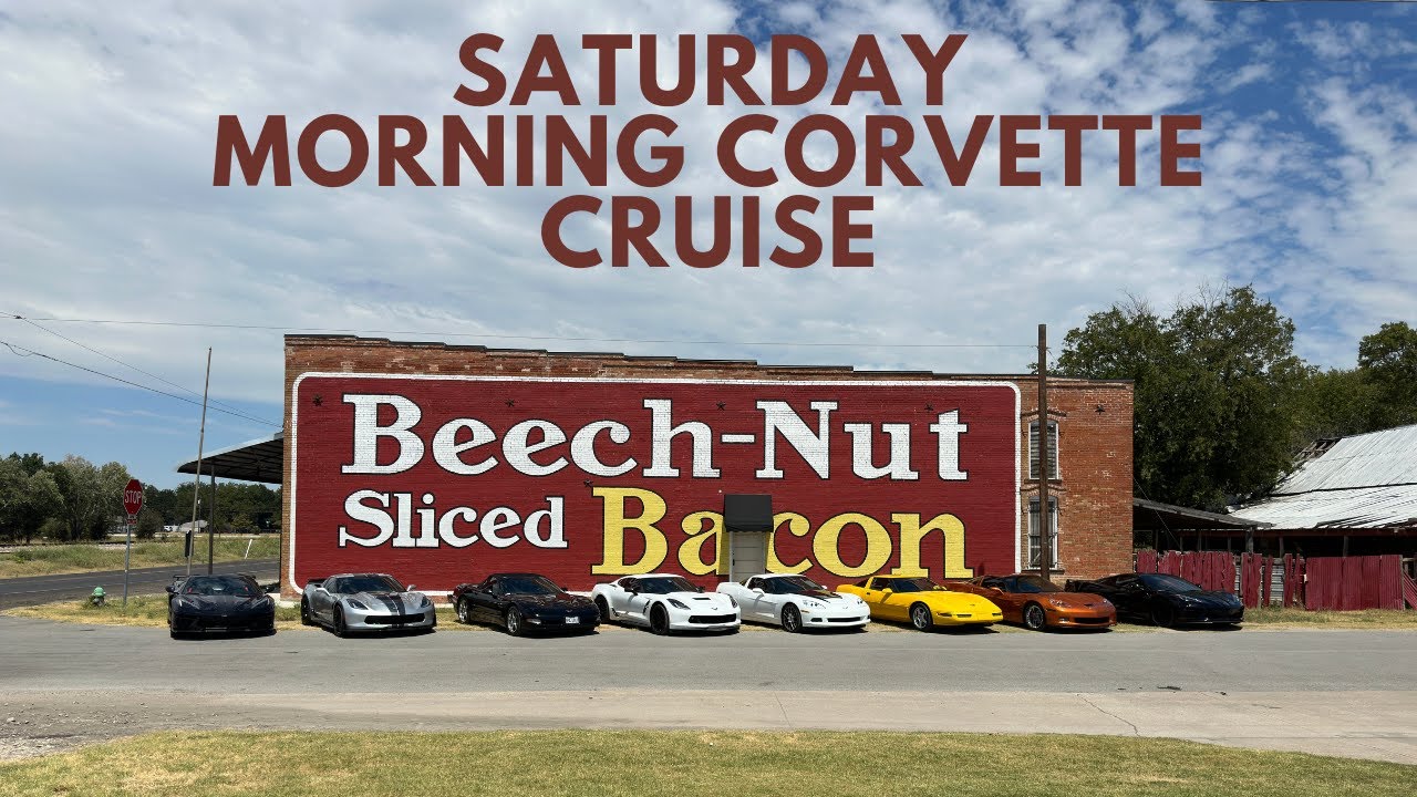 Corvette Roadtrip Through North Texas Back Roads #corvette #c8 #c7 #c6 #c5 #c4 #roadtrip #chevrolet