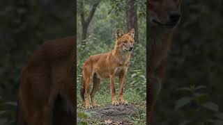 Dhole, a rare wild dog-like animal #Dhole #Wild #Animal #Short #Video